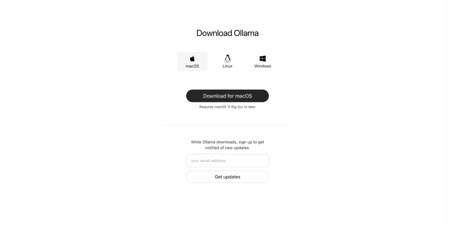 Ollama Download Page