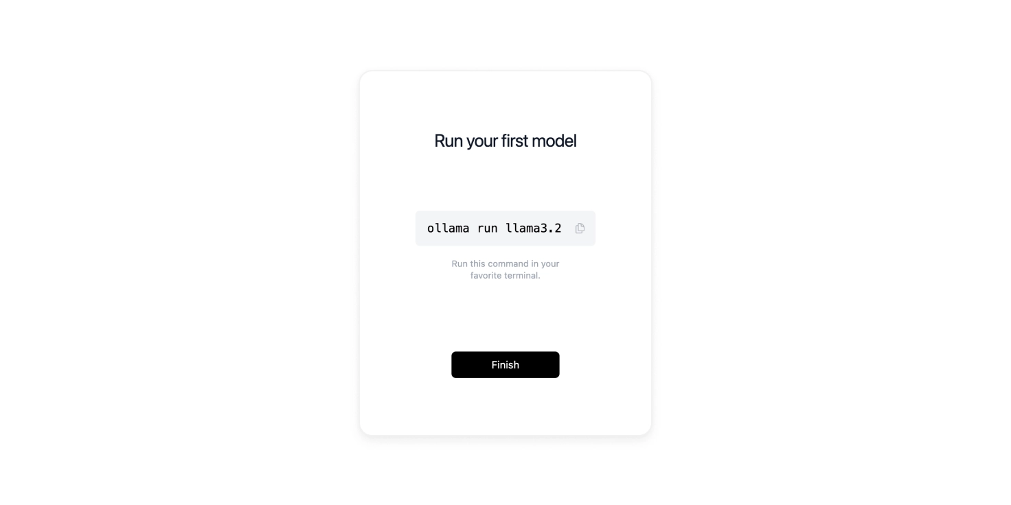 Run Your First Model