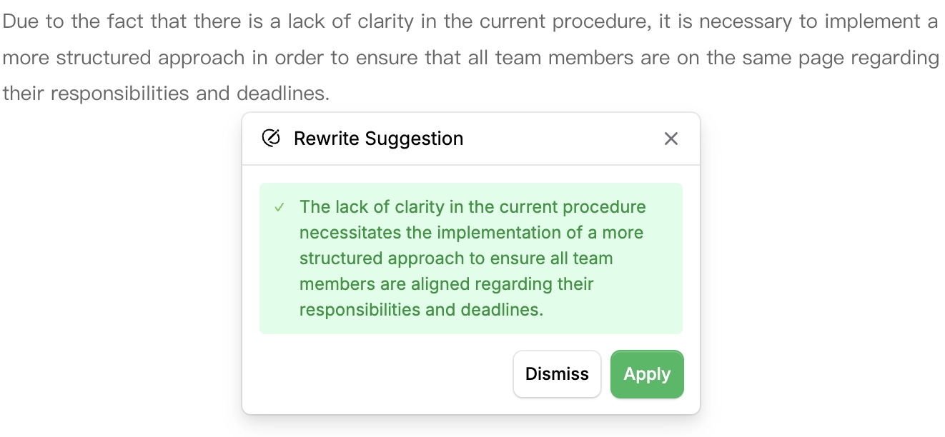 NativeMind Rewrite feature demonstration
